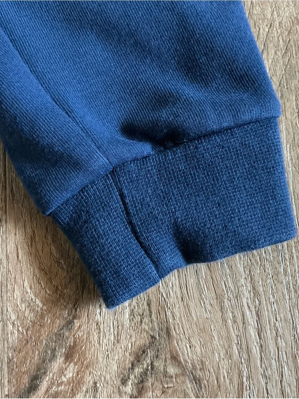 RALPH LAUREN Polo Baby Pants 18 Months Joggers Blue Logo Stripe Sweatpants *FLAW